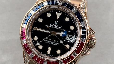 rolex gmt 2 diamond|Rolex gmt master 2 size.